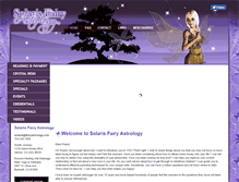 Tablet Screenshot of fairyastrology.com